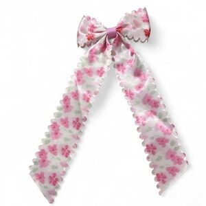 🛍️3/$10🛍️ Pink Floral Ribbon Hair Bow